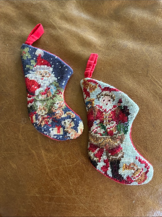 Other - Pair of Small needle point stockings